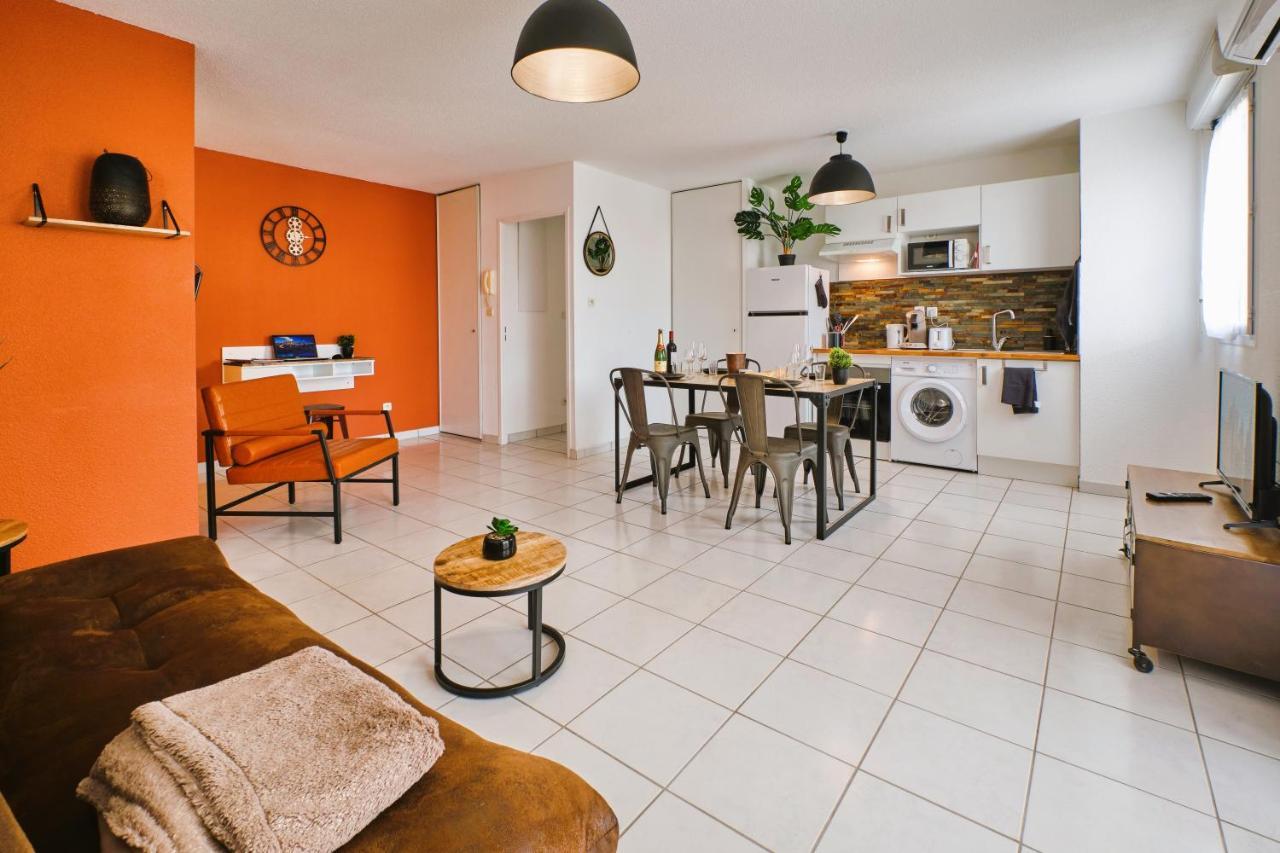 Tout Confort ! Calme, Climatisation, Piscine, Parking Gratuit, Grande Terrasse, Netflix, Wifi Carcassonne Buitenkant foto