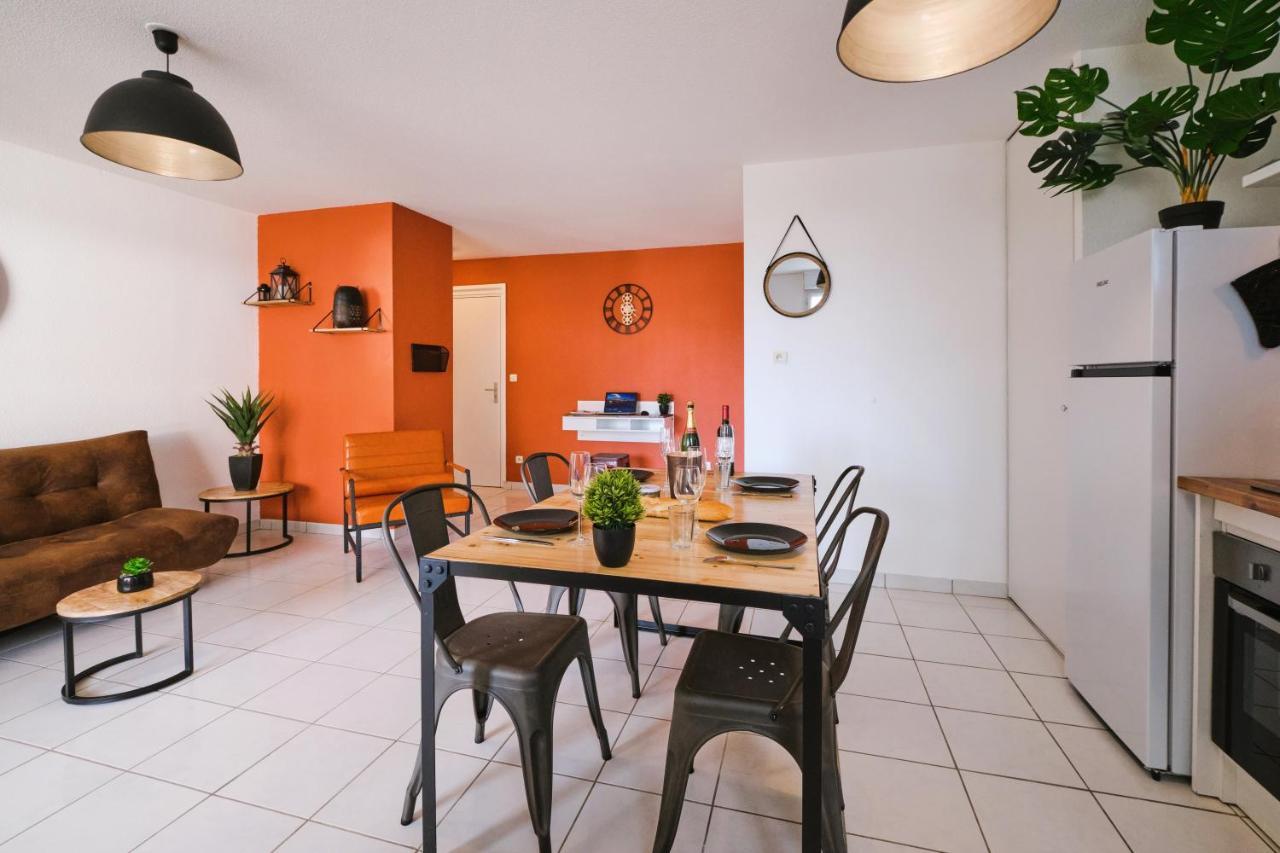 Tout Confort ! Calme, Climatisation, Piscine, Parking Gratuit, Grande Terrasse, Netflix, Wifi Carcassonne Buitenkant foto